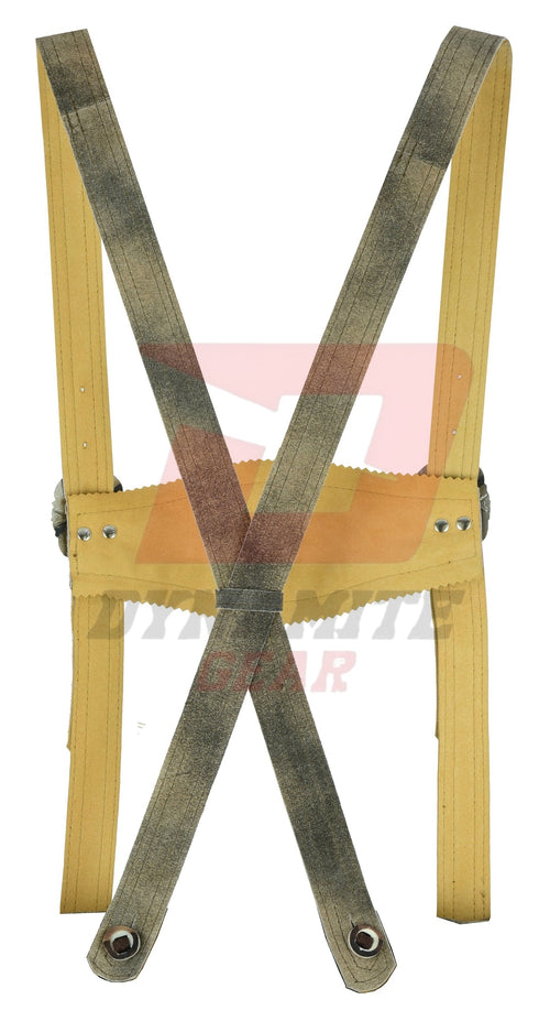 German Bavarian Traditional Lederhosen Hand Crafted Women Green Fade Antique Skirt