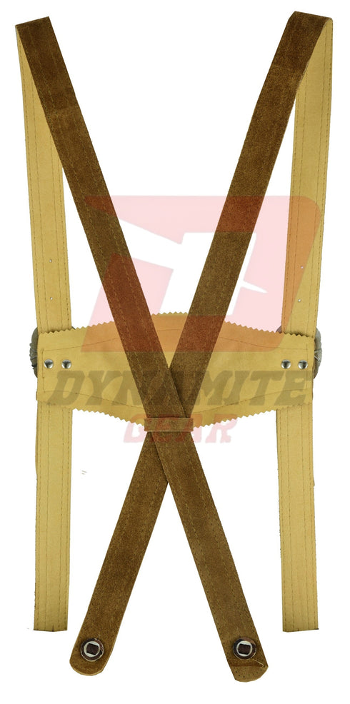 German Bavarian Trachten Brown Leather Women Oktoberfest Hand Crafted Skirt