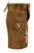 German Bavarian Trachten Brown Leather Women Oktoberfest Hand Crafted Skirt